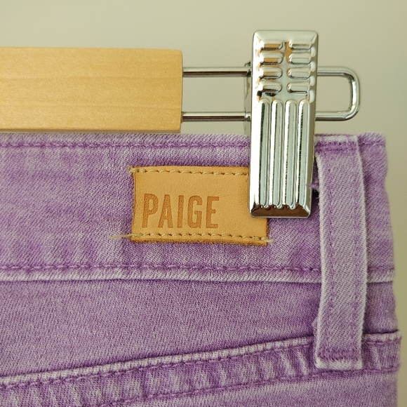 Paige Verdugo Ultra Skinny Jeans Size 27 Purple Berry - Picture 7 of 12